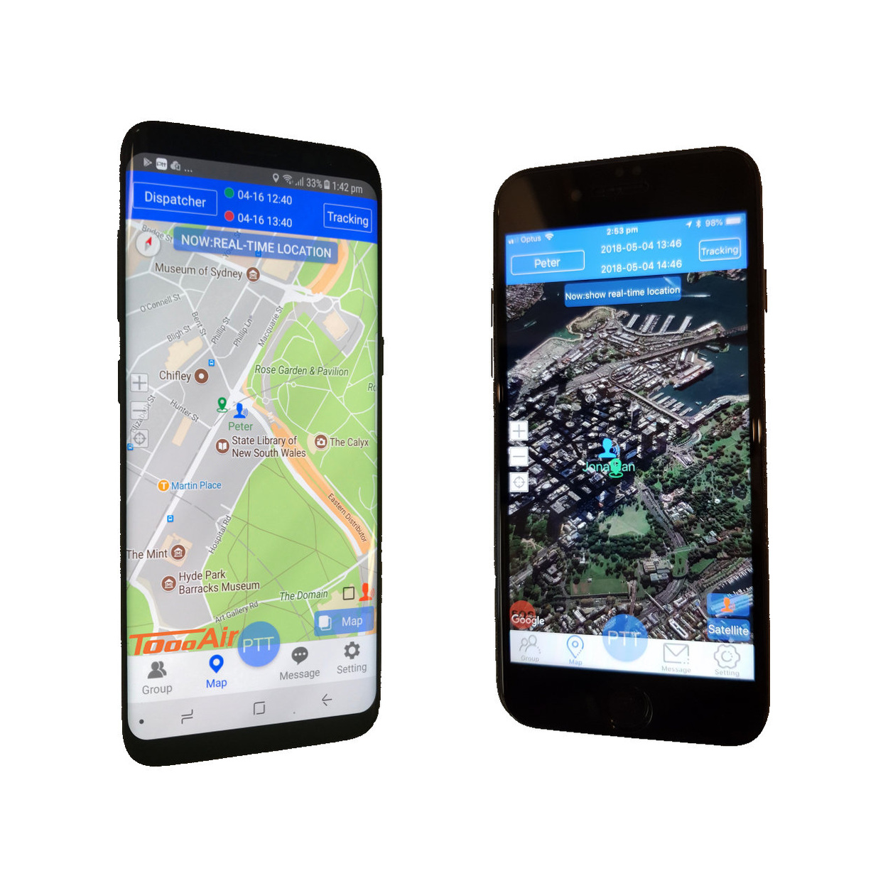 ToooAir Smartphone App